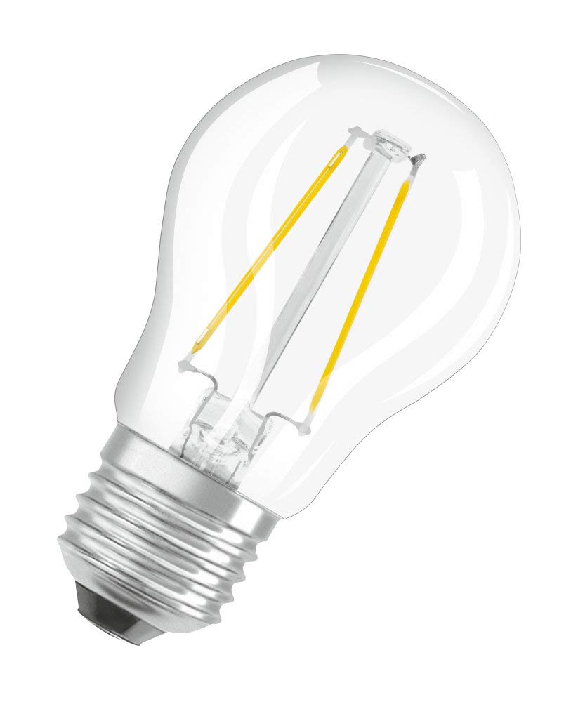 OSRAM LED Retrofit CLASSIC P DIM Lote de 10 x Bombilla LED, Casquillo E27, 2700 K, 2,80 W, Equivalente a 25W, Blanco cálido