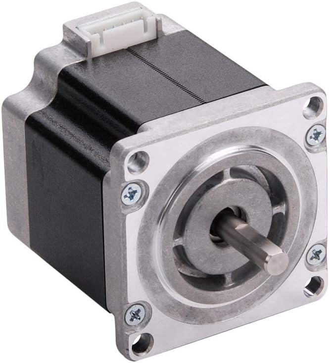 MOONS' Double Shaft NEMA23 High Torque Stepper Motor 1.5Nm(212.43oz-in) 1.5A 2Phase 1.8 Degree Bipolar DC Stepping Motor 55mm (Step Motor Model ML23HS8P4150-E)