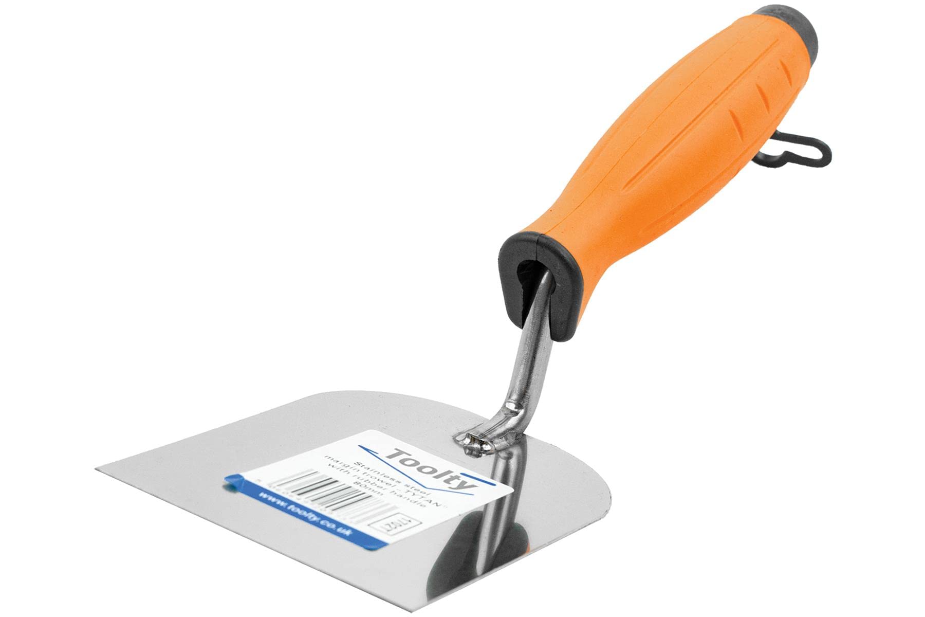 Stainless Steel Margin Trowel, inchTytaninch 80mm, Rubber Handle 1702T