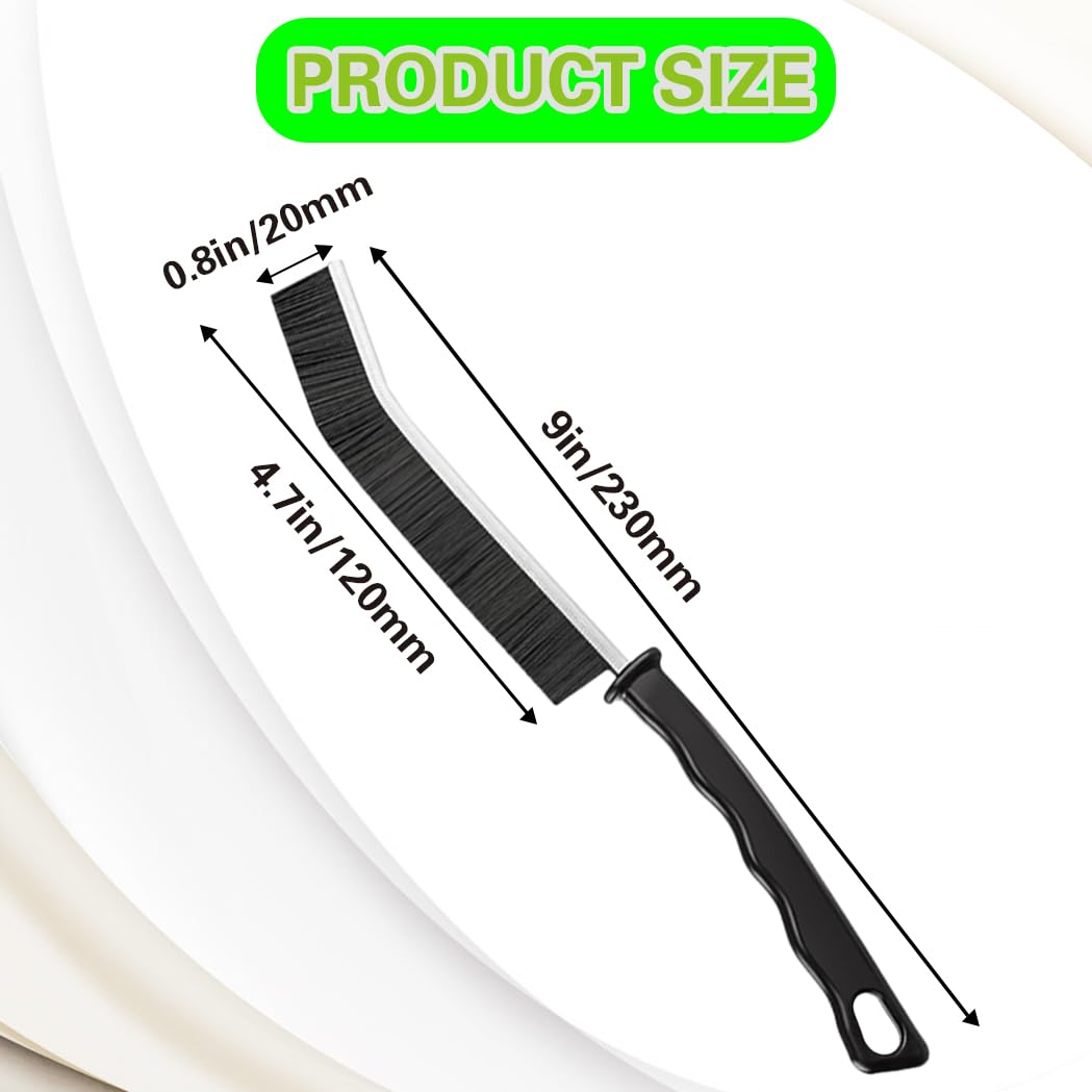 SWEET&SSFW [4 PCS] Crevice Cleaning Brush,Hard Bristle Gap Cleaning Brush,Dead Corners Multifunctional Brushes Kitchen and Door Gap Cleaning Window Groove Cleaning Brush