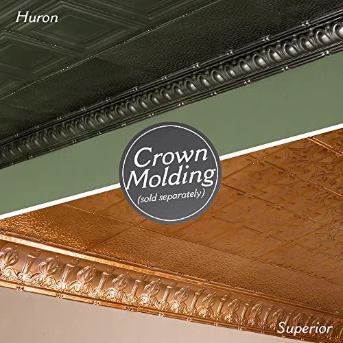 Great Lakes Tin Superior Copper Crown Molding - 6 inch Sample - Perfect for DIY and Home Renovation Projects - Easy to Install - Thumbnail 2