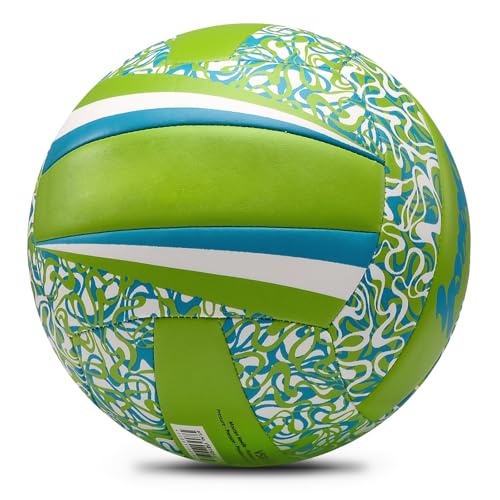 Image of Soft Rubber Lightweight Volleyball for Indoor Training Game Competition, Gym, Outdoor Beach Play, Gift for Kids,Fit for Beginner, Teenager, Adult, 1pcs
