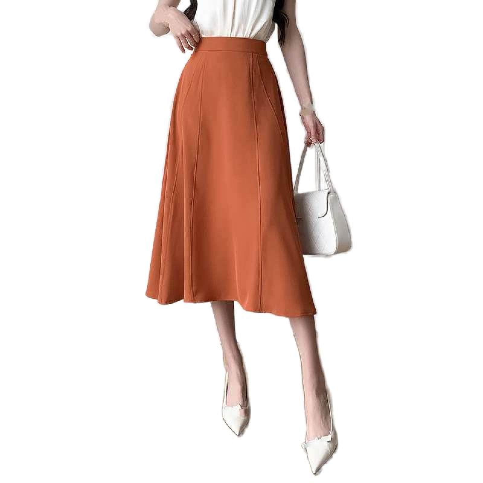 Jupe été taille haute amincissante idéale pour le bureau - 2