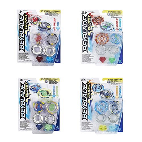 Preisvergleich Produktbild Beyblade Burst B9491EU04 Megaset 4X Doppelpack = 8 Kreisel, Mehrfarbig
