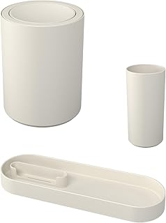 Coza - Kit Escritório Serene 3 Peças - Cinza Claro