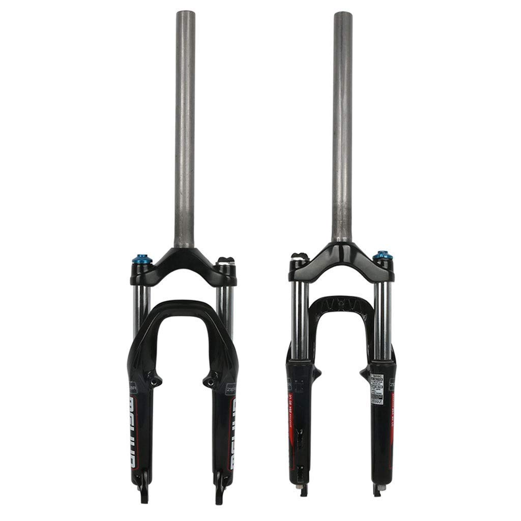 Fourche Suspension Avant VTT 20 Pouces - 100mm De Course, Blocage, Frein à Disque - Neuf