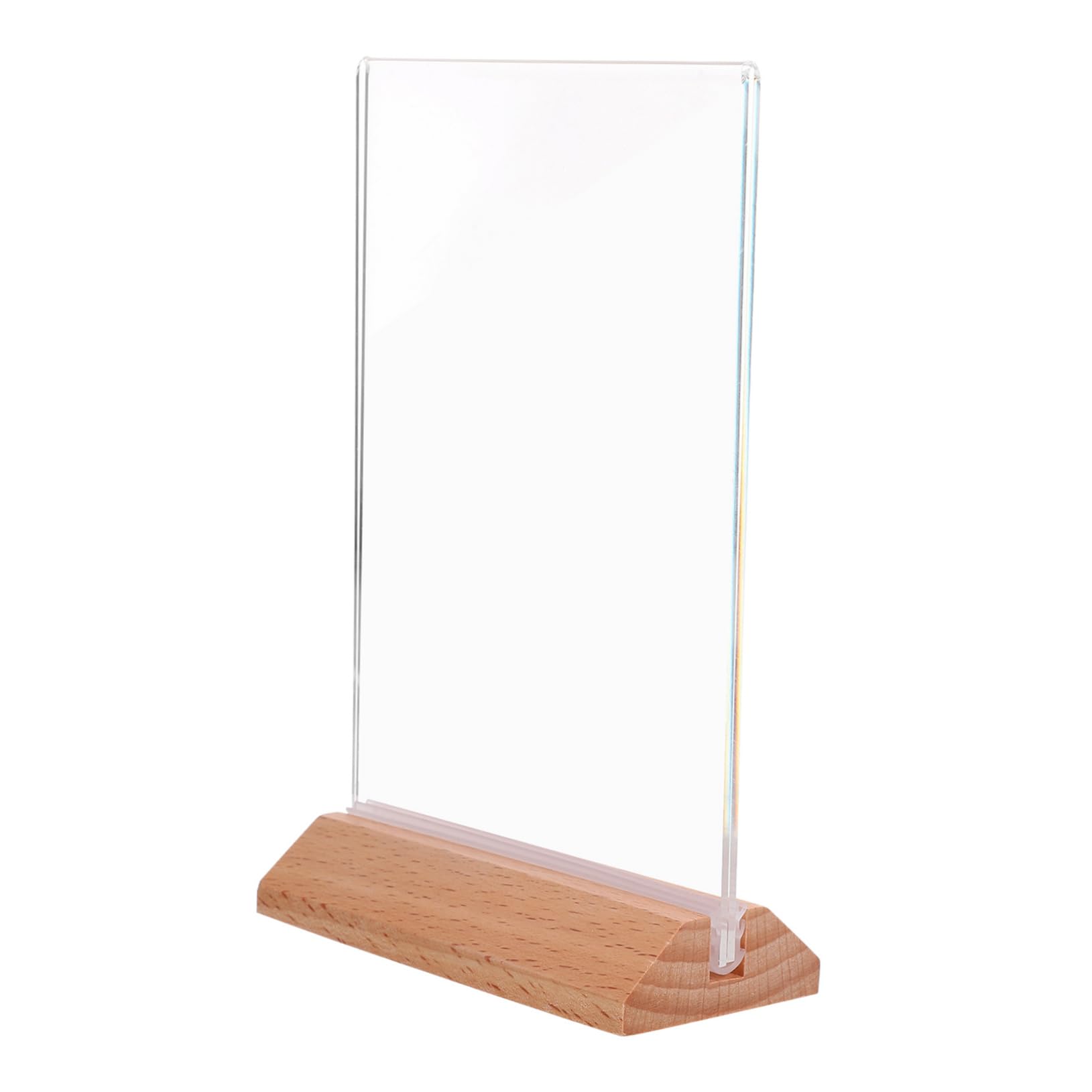 BESTYASH 6pièces Présentoir Acrylique Transparent De Table Porte-affiche Acrylique Pour Maison Bureau Restaurant Magasin