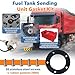 4 Pack Fuel Tank Sending Unit Gasket Kit (NBR), Fuel Tank Sender Gasket & Gas Gasket Material for Boat Gas Tank, Car Truck, Replacement Fuel Pump Gasket
