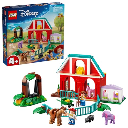 LEGO Disney and Pixar Toy Story 5 Blaze's Horse Ranch - Disney Building Set for Girls & Boys, Ages 4+ - with Movie Figures - Gift for Preschoolers - 43304