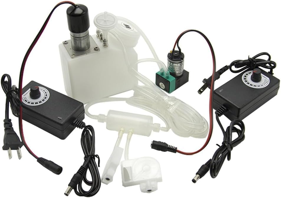 1Set 250ml Ink Tank Stirrer Motor Filter Circulation CISS L1800 Printer DTF UV Printer White Ink Tank with Power Tank