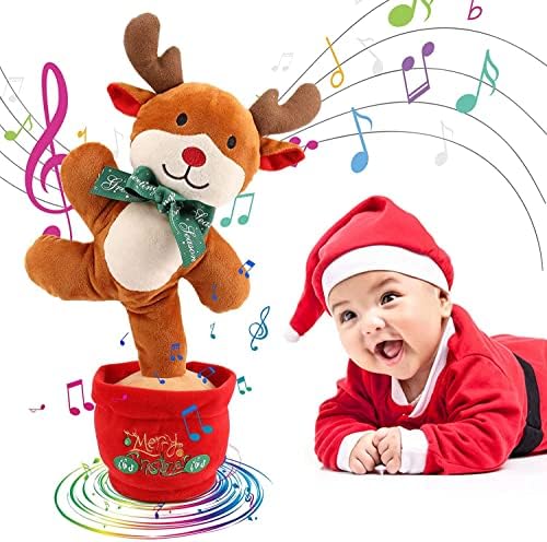 seOSTO Singing Dancing Cactus Toy Repeat What You Say, Talking Cactus Toy for Children Interactive Baby Toys for Year Old Boys Girls Gifts, Baby Encourage Speech
