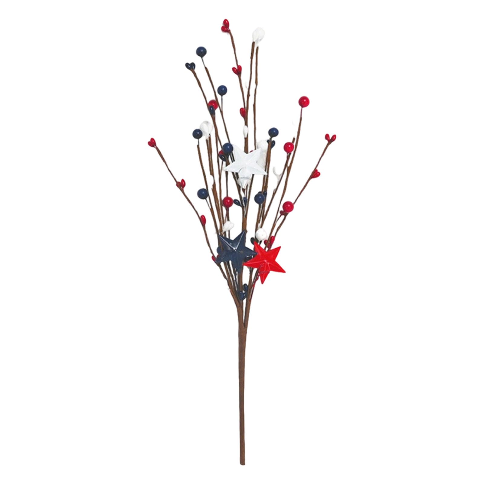 Jazuaiao Realistic Faux Berries Stems Independence Day Decor Sturdy Party Supplies Long Time Party Supplies