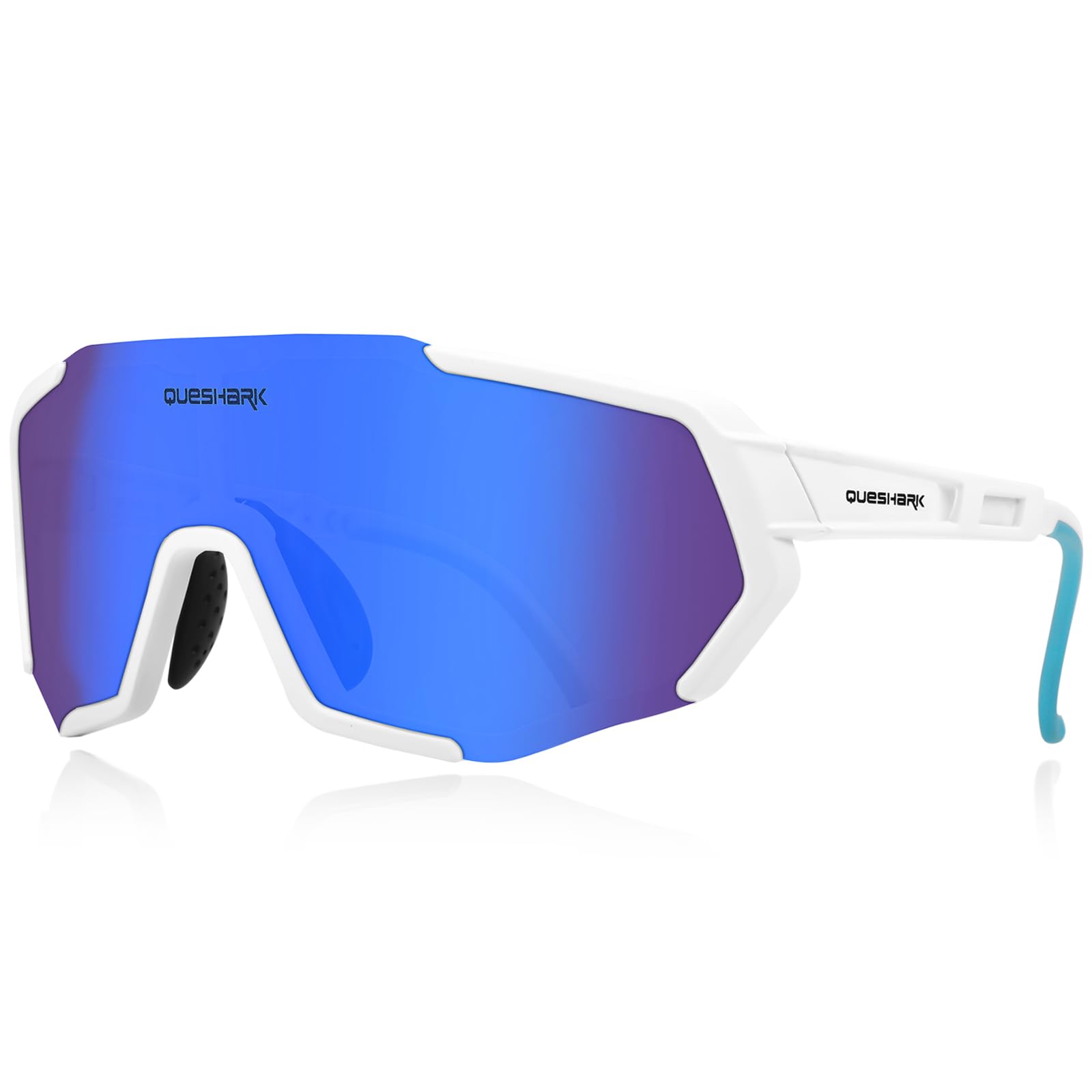 Queshark Gafas Ciclismo Niños 8-16 Polarizadas UV400 Protección TR90 Gafas de Sol Deportivas Running MTB Bicicleta