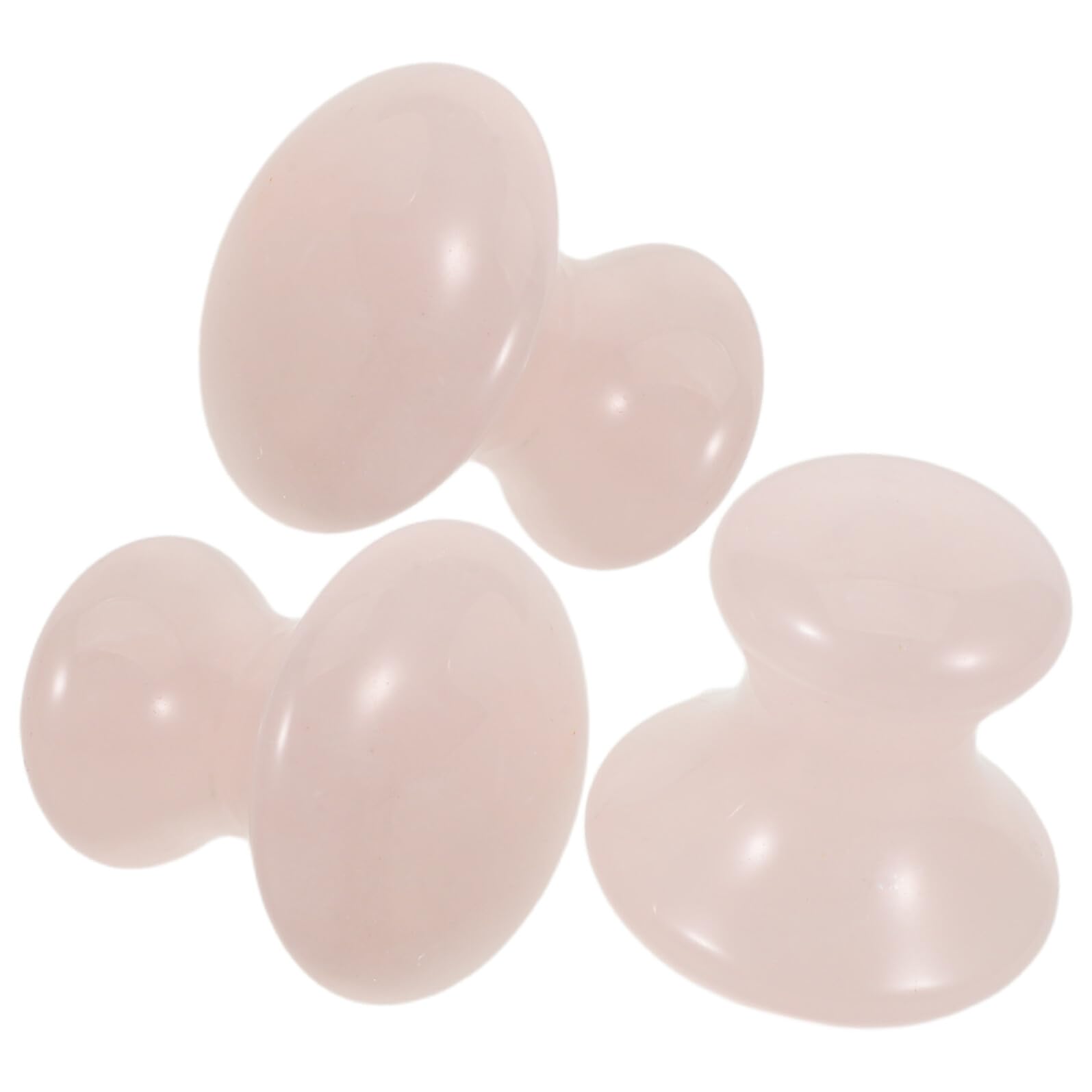 Abaodam 3pezzi Pietra per Massaggio Facciale Gua Sha Strumento Gua Sha Forma di Fungo Pietra di Cristallo per Massaggio del Viso Tavola Raschiante per Viso per Facciale