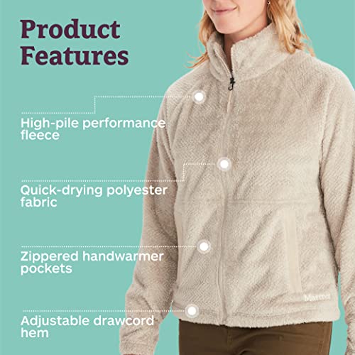 Image of MARMOT Women's Homestead Full-Zip Jacket - Blanket-Soft High-Pile Sherpa Fleece