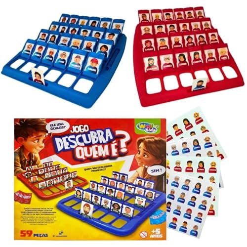 Kit Jogo Educativo: Descubra Quem Sou Eu? - 59 Peças