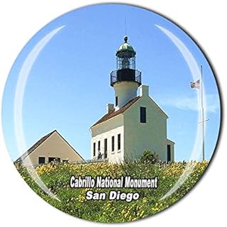Time Traveler Go Cabrillo National Monument San Diego USA 3D magnes na lodówkę pamiątkowy prezent dekoracja do domu kuchni naklejka magnetyczna