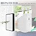 Hysure Home Dehumidifier with Air Purifying Function, HEPA Filter,Quiet and Portable Deshumidificador,Electric Dehumidifier for Basement,Bathroom,RV,Closet,Bedroom (1000ML)