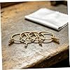 ULDIGI 4pcs Jewelry Ring Holder Set, Metal Gemstone Claw Prong Display Tool for Diamond Stone Holding, Mini Jewelry Try-on and DIY Crafting, Gold, 2 Long + 2 Short Sizes, Suitable #5