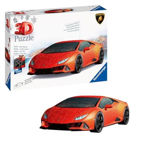 Ravensburger 3D Puzzle 11571 - Lamborghini Huracán EVO - Arancio - Der...