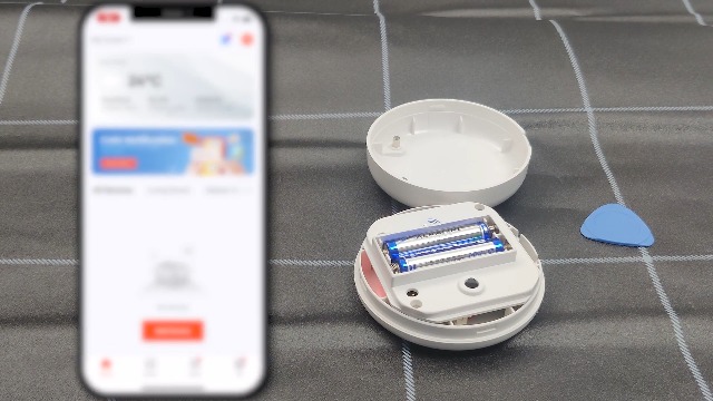 Rilevatore Perdite Acqua WiFi 4 Pezzi – Sensore 100dB Per Allarme E Domotica, Batteria AAA 2 Anni, IP67, Per Cucina E Bagno