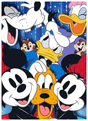 Ceaco 2242-22 Disney'S 100Th Anniversary - Disney Friends - Mickey And Friends Selfies - 200 Piece Jigsaw Puzzle cover