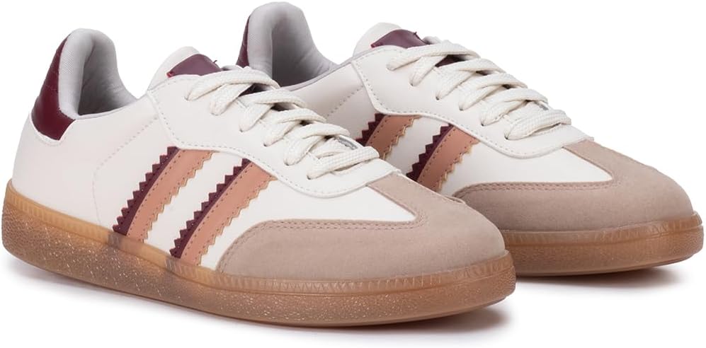 Tênis Feminino Casual Samba Listra Estilo Chuteira Original