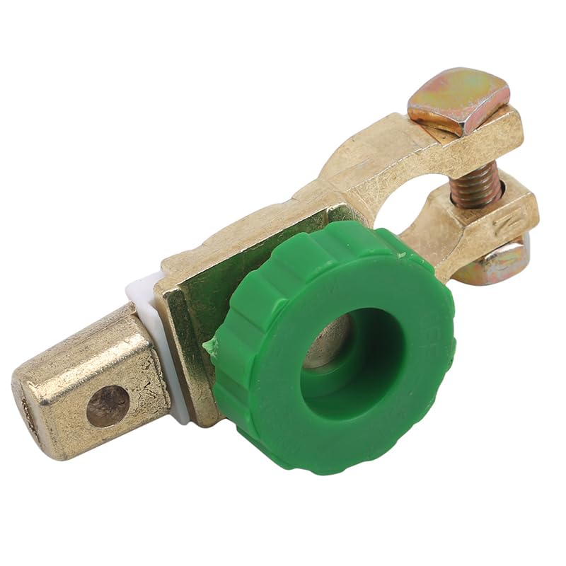 17mm Battery Link Terminal Switch Cut-Off Disconnect Master Kill Car Truck Power-Off Switch - (Color: Green)