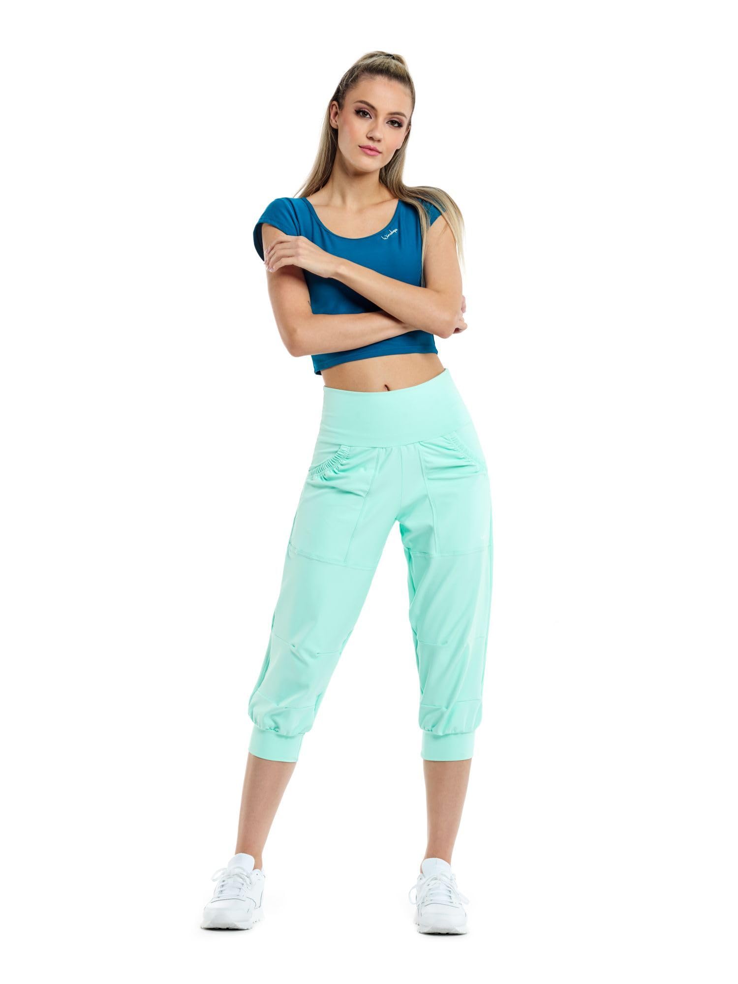 WINSHAPE - Functional Comfort ¾ Leisure Trousers Lei201c, Pantaloni Casual Donna