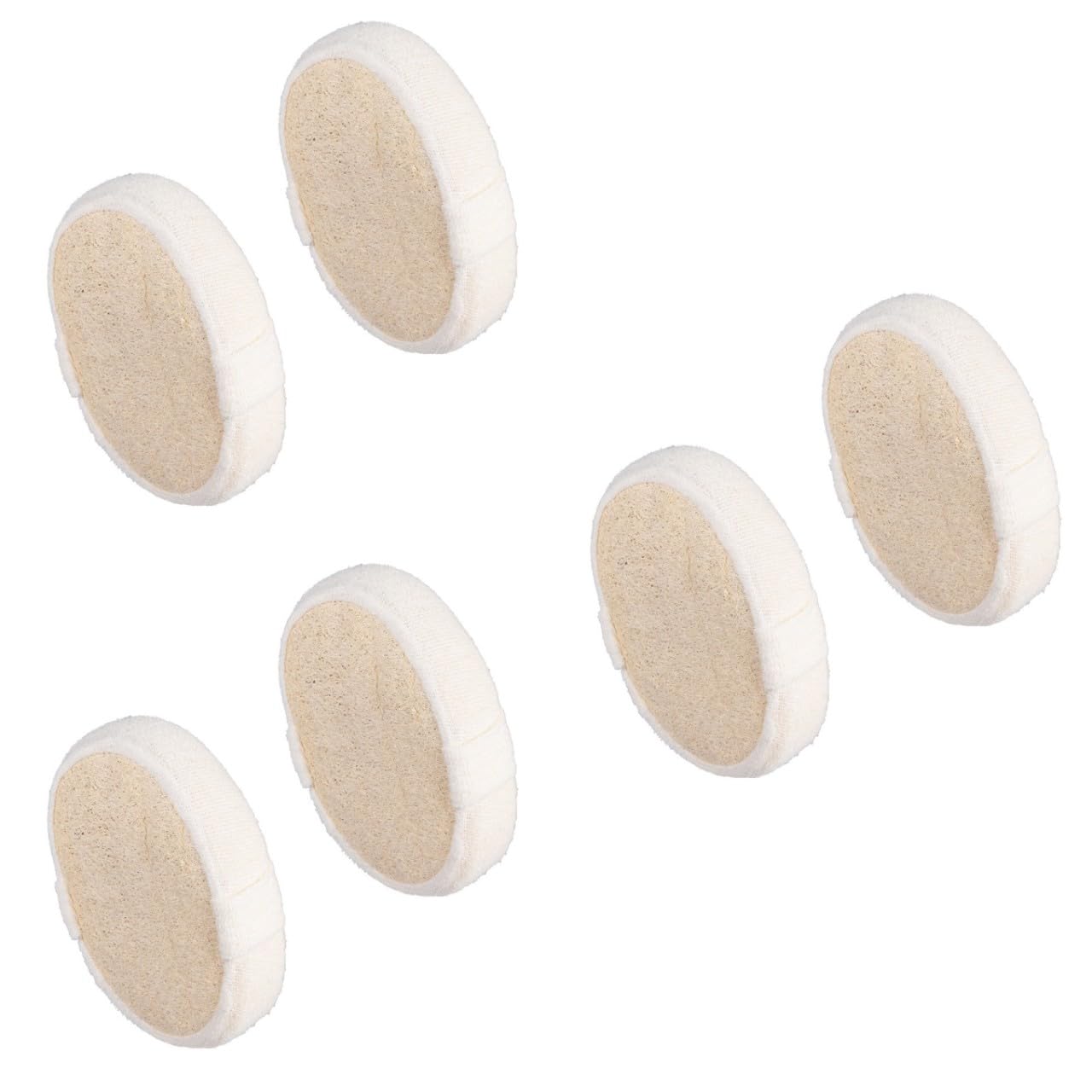 Beaupretty 6piezas Esponjas Exfoliantes De Loofah Natural Para y Amigable La Piel Para Exfoliación Diaria y Limpieza Corporal