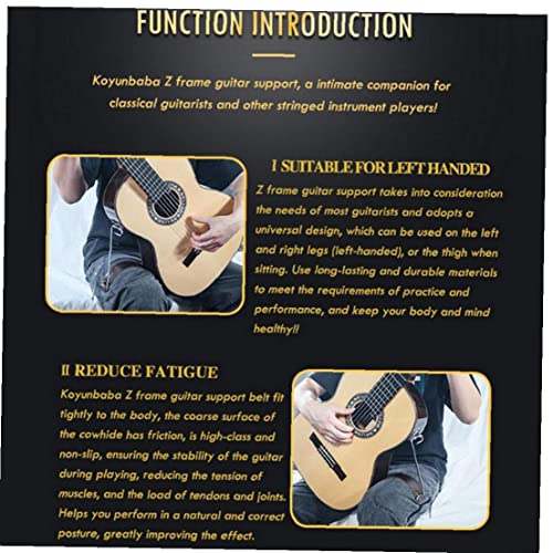 Runfon Support De Guitare Support Support De Support Jouer Stand Z Shape Fixe Générique Gauche Gaucher Black for… - Les Beatles, Paul McCartney, John Lennon, RIngo Starr, George Harrison Runfon Support De Guitare Support Support De Support Jouer Stand Z Shape Fixe Générique Gauche Gaucher Black for… – Image 3