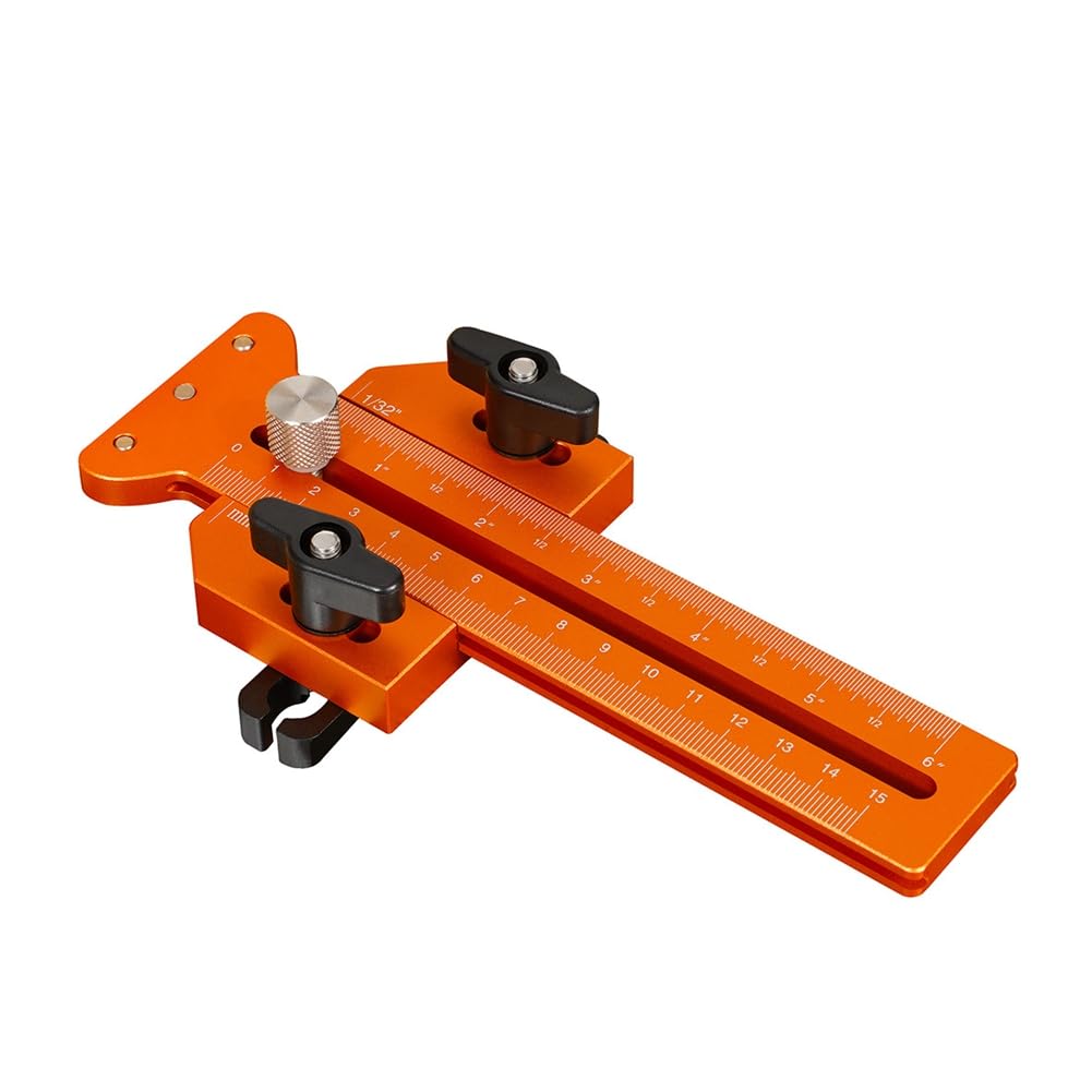 Osmond Thin Rip Guide for Table Saw with 3 Pulleys- Woodworking Jig for Accurate Narrow Strip Cuts Tool