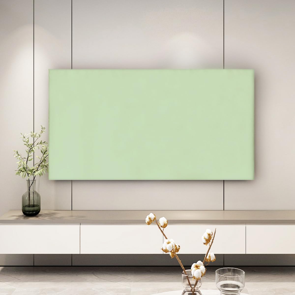 TV Cover Indoor TV Dust Cover Simple Pure Colour TV Covers Elasticized Elastic Band TV Display Protectors Soft Dustproof and Sun Screen Decorative Cover Hanging Desktop Universal LED Monitor Cover