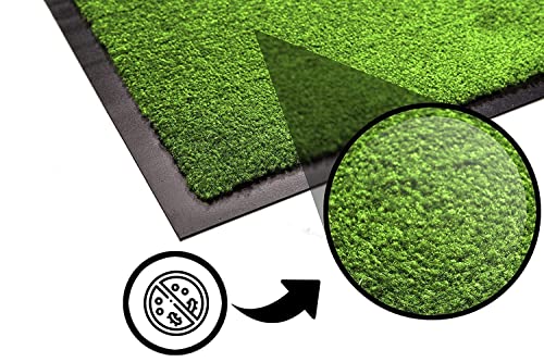 LucaHome Door Mat Entrance Home Indoor and Outdoor Door Mat, Green, 60 x 180 cm (Rectangular) - Image 3