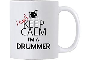 11oz Percussion Coffee Mug: The Perfect Gift for Drummers and Music Teachers