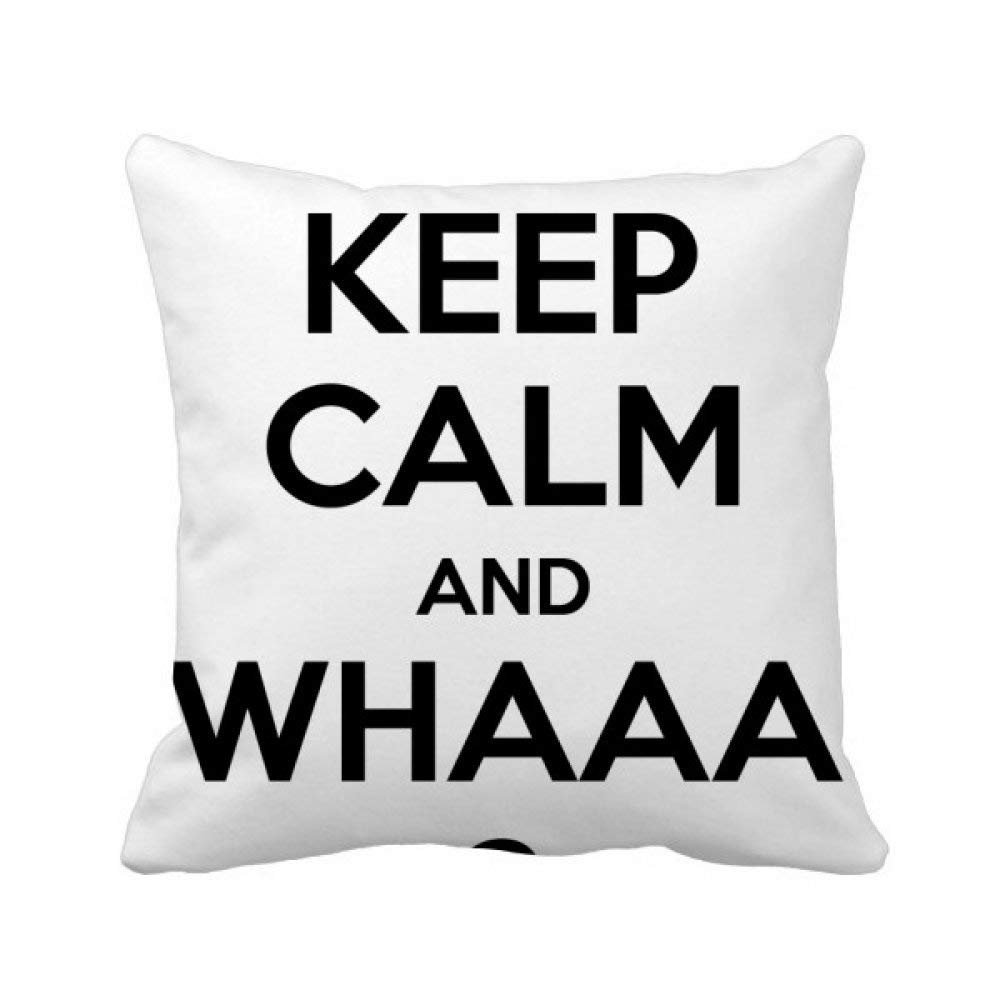 Cadeau original coussin noir imprimé message multicolore pour intérieur