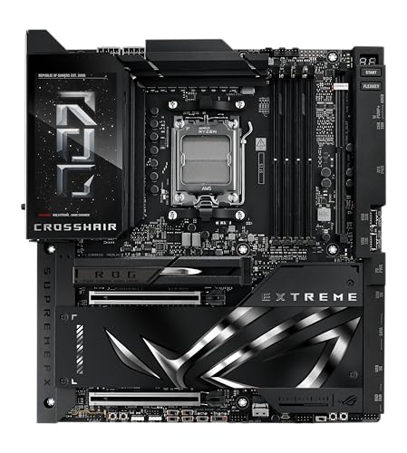 undefined ASUS ROG Crosshair X870E Extreme AMD X870E AM5 E-ATX Gaming Motherboard – 20+2+2 Power Stages, DDR5, PCIe 5.0, 5X M.2, 5G & 10G LAN, Wi-Fi 7, USB4 Type-C, 5” LCD, AI Overclocking & Networking の商品画像 6