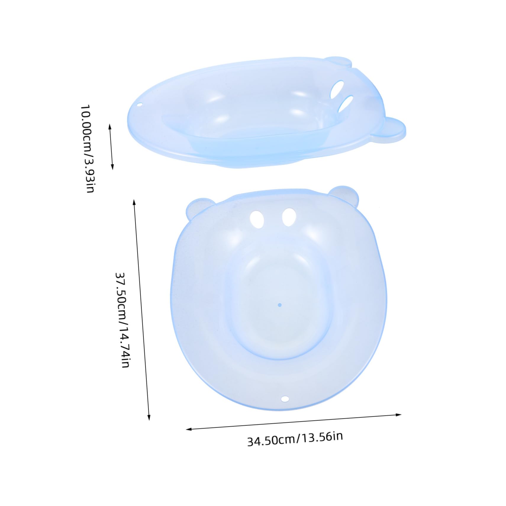 minkissy Sitz Bath Soak Postpartum Care Basin for Hemorrhoids Large Capacity Easy to Clean Guest Bathroom Essentials