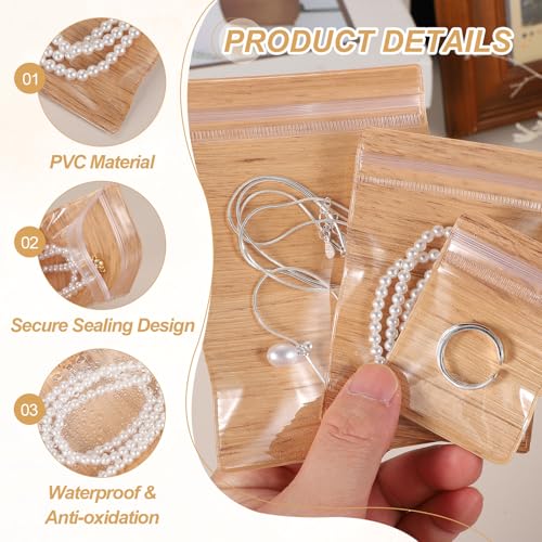 Bolsas plásticas de joyería transparentes para evitar enredos de cadenas 4