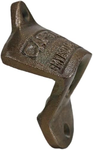 Miniatura 3 de Ebros Gift Paquete de 2 abrebotellas de pared de cerveza de soda vintage de hierro fundido con diseño rústico Captain My Boat My Boat My Rules de