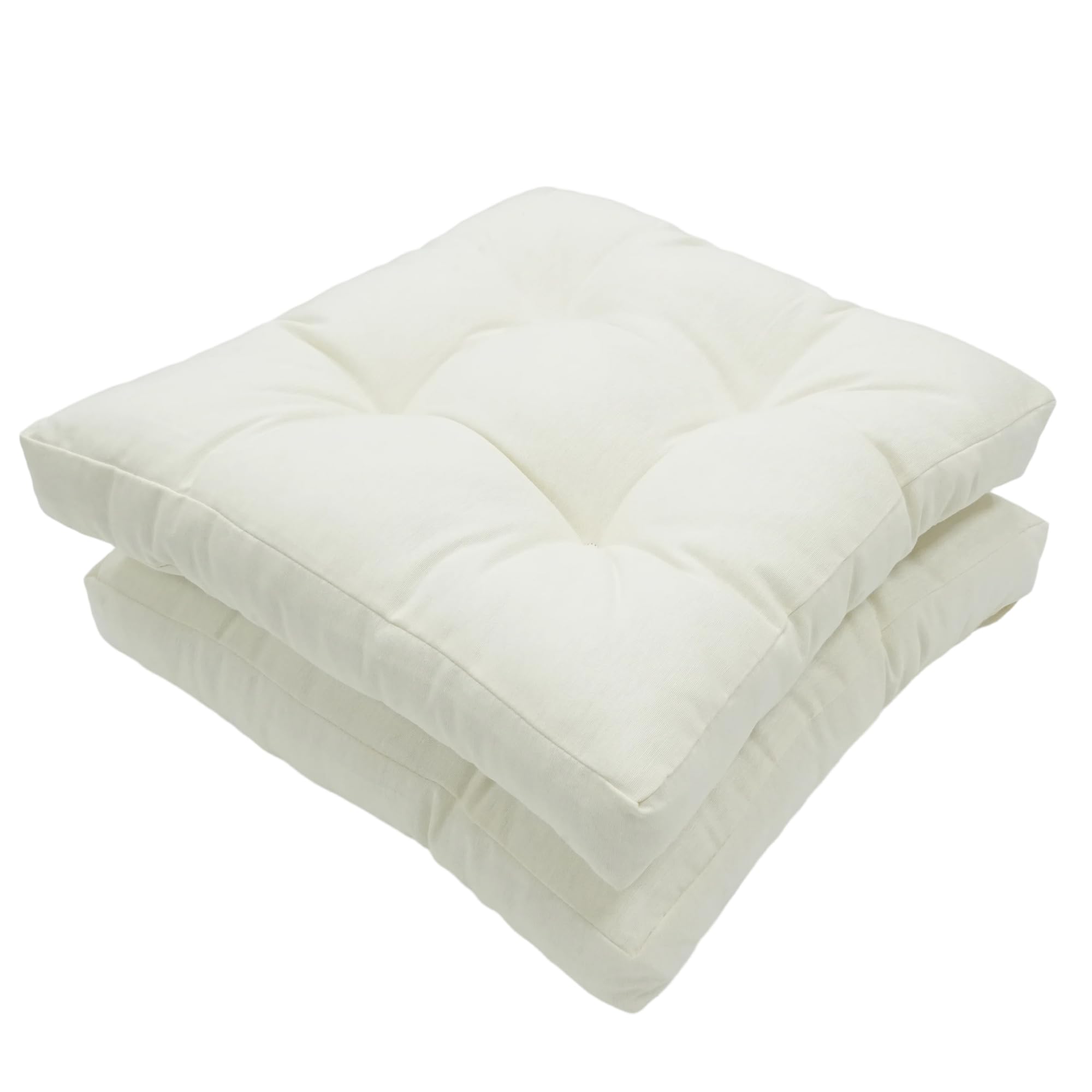 Viste tu hogar Pack 2 Cojines para Silla, 40x40x5 CM, Efecto Tridimensional, Relleno de 100% Poliéster, Ideal para Comedor, Terraza, Salón y Restaurante, Color Raya Beige, Fabricado en España — view 29