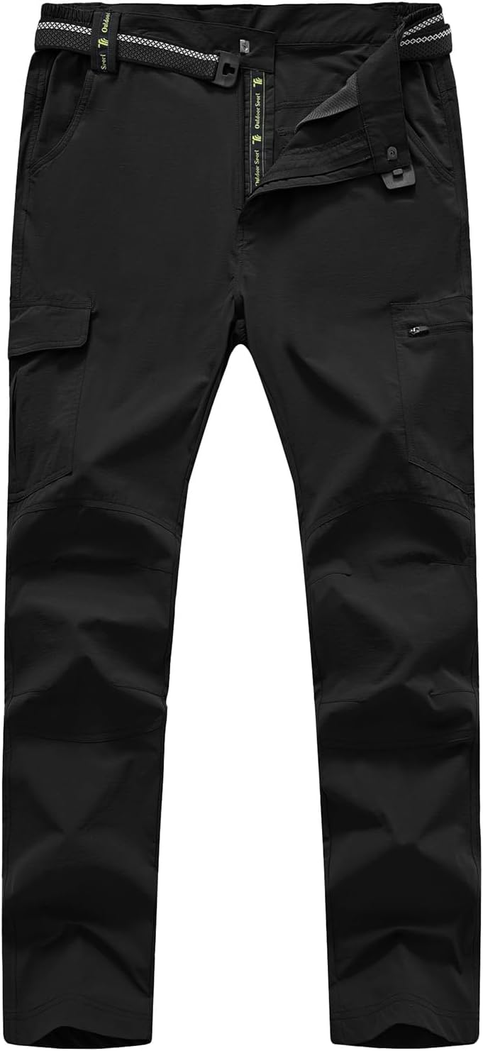 TBMPOY Men’s Hiking Cargo Pants Lightweight Waterproof Quick Dry Outdoor Summer Fishing Camping Mountain Pant TBMPOY Men’s Hiking Cargo Pants Lightweight Waterproof Quick Dry Outdoor Summer Fishing Camping Mountain Pant