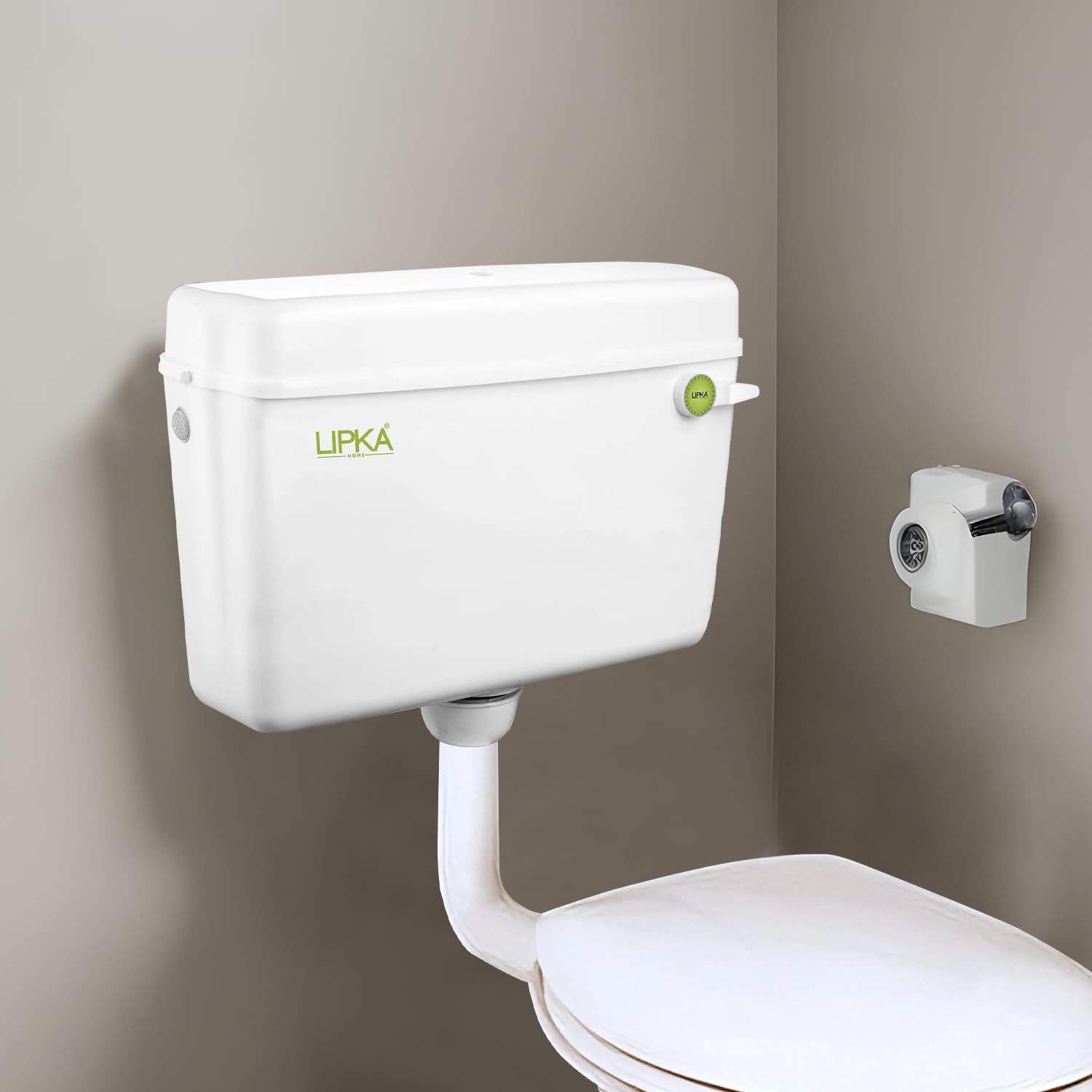 LIPKA White Round Flushing Cistern | PVC Flush Tank| Flush Water Tanks For Toilet with 9 Ltr. Capacity (B0C89GYJQM) Amazon Price History, Amazon Price Tracker