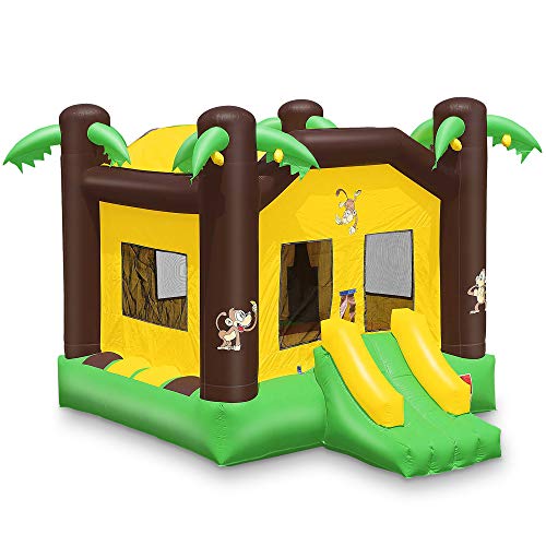 Cloud 9 Commercial Grade Jungle Bounce House with Blower - 100% PVC 17' x 13' Inflatable Bouncer