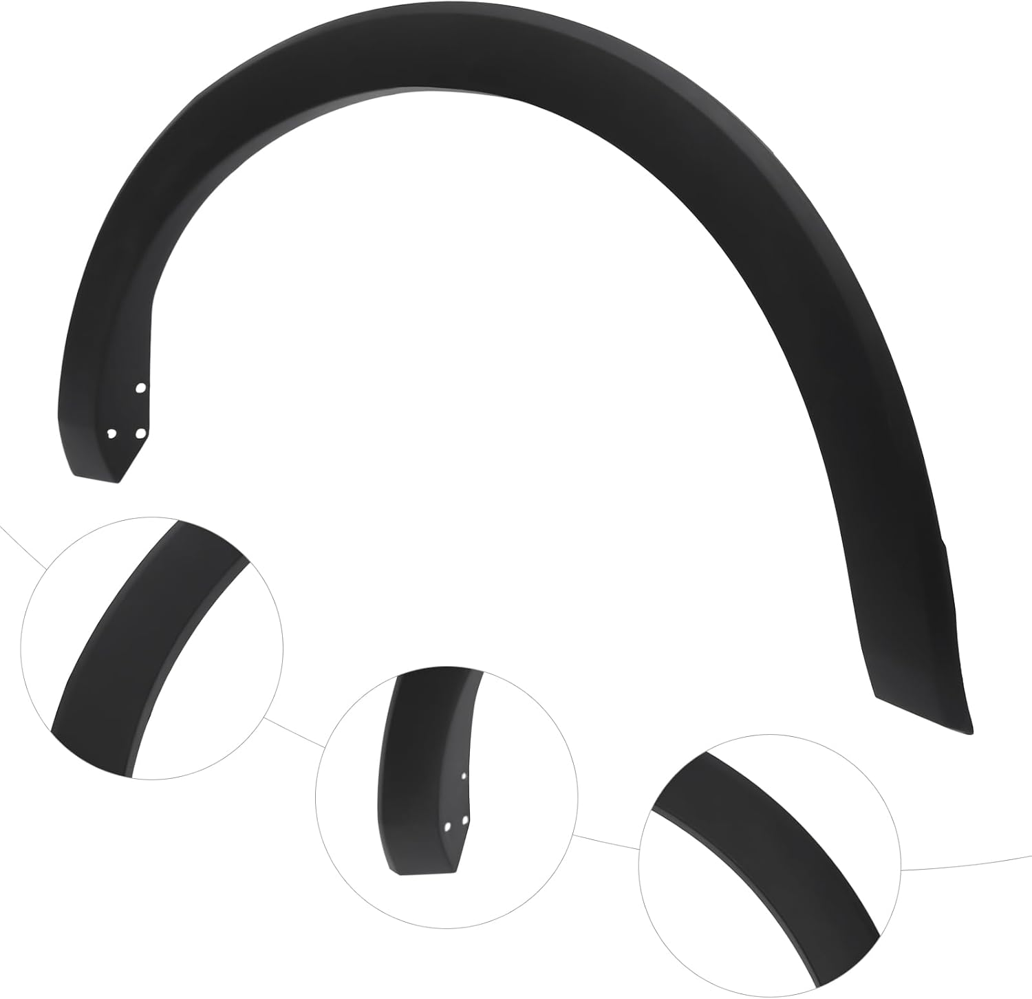 Rear Right Fender Trim, for Ford 2015-2022 Transit 150, 250, 350 Fender Flare Wheel Arch Molding Trim Splash Guard Accessories CK4Z61280K96AC