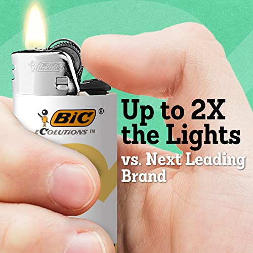 Bic Ecolutions Pocket Lighter, 6-Pack Of Ecofriendly Candle Lighters, 100% Recycled Packaging And 55% Recycled Metal, 30% Carbon Offset #TOP7