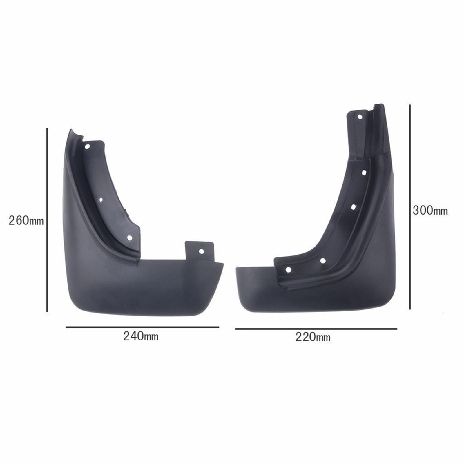 Auto Paraspruzzi Paraspruzzi Parafango Paraspruzzi Paraspruzzi Parafanghi Accessori, for VOLVO, S80 S80L Seconda Gen 2007-2016