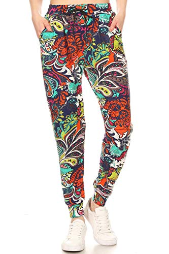 Image of Leggings Depot Premium Jogger Women's Popular Print High Waist Track Pants(S-XL)