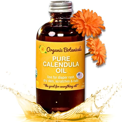 Organic Botanicals, Calendula Oil Organic for Skin- Trauma Skincare from