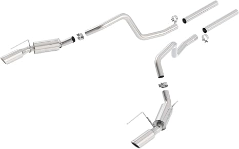 BORLA 140135 Cat-Back Performance Exhaust System for 2005-2009 Ford Mustang